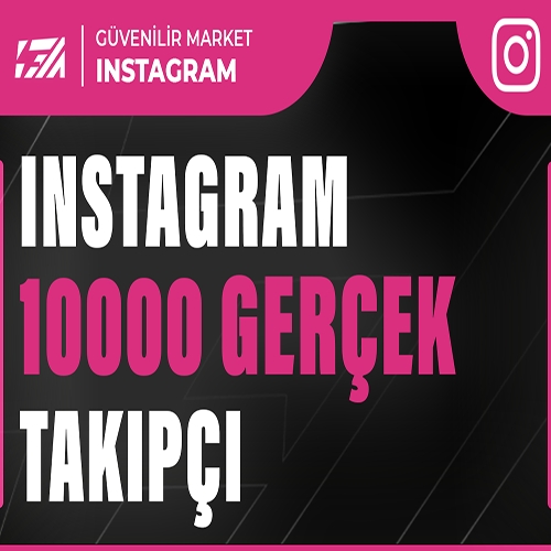  10000 İnstagram Gerçek Takipçi - Garantili